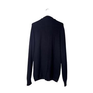 MCR Mens Black Cardigan Sweater With Button Closure & Pockets